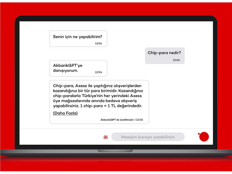 Akbank’tan Yeni Bir İlk:  Akbank Asistan, GPT Entegrasyonu ile Müşteri Deneyimini Yeniden Tanımlıyor