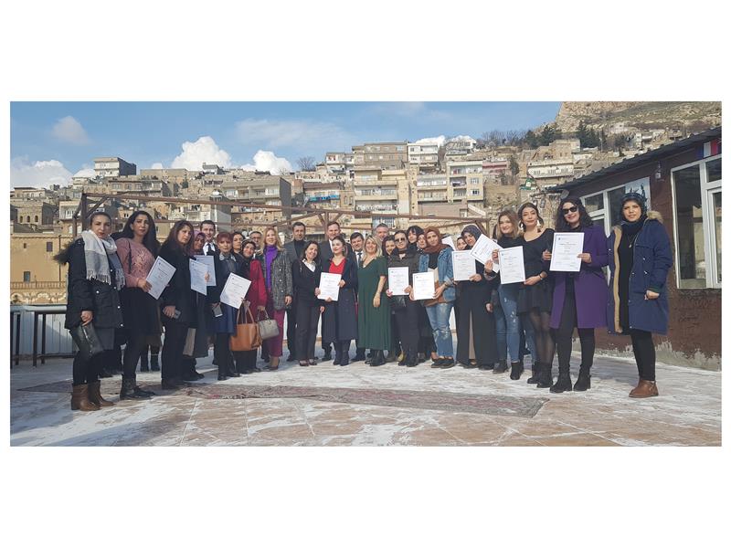 Mardinli kadın girişimciler Kadın Girişimci Yönetici Okulu sertifikalarını aldı