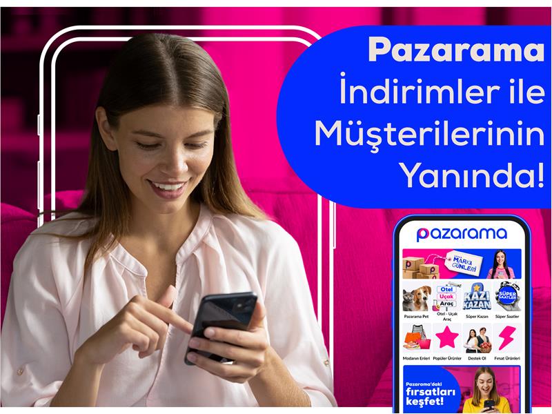 PAZARAMA'DAN KAÇIRILMAYACAK FIRSAT: 500 TL ALTI ÜRÜNLERDE %15 İNDİRİM!