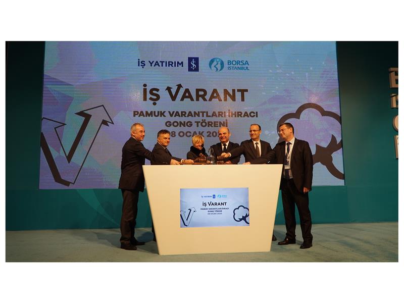 Borsa İstanbul’da gong pamuk varantları için çaldı