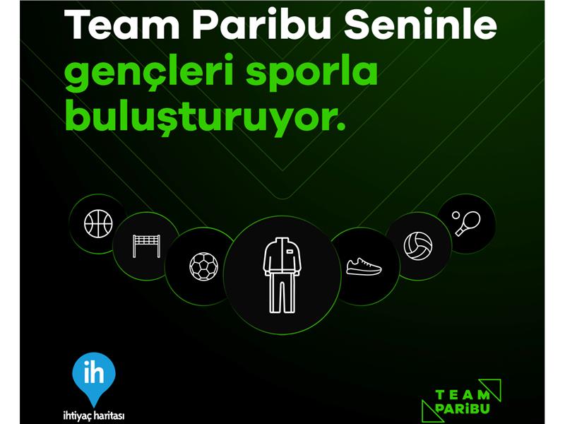 Team Paribu Seninle projesi gençlerin spor malzemesi ihtiyaçlarını karşılıyor