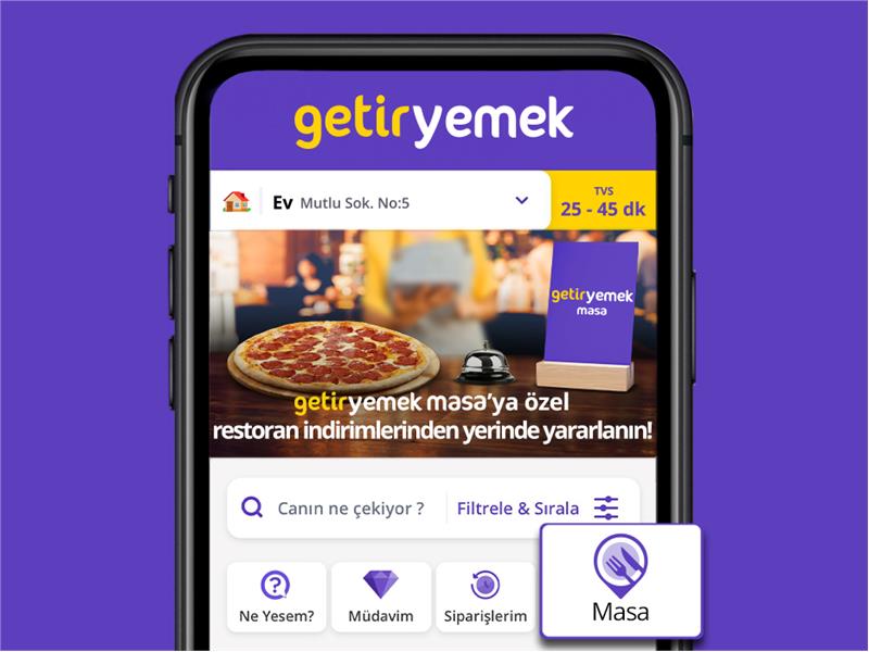 GetirYemek’ten yeni hizmet: GetirYemek Masa