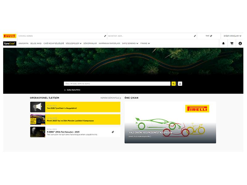 PIRELLI ONLINE SATIŞI DAHA HIZLI, KOLAY VE SÜRDÜRÜLEBİLİR HALE GETİRMEK İÇİN B2B E-TİCARET PLATFORMUNU YENİLEDİ