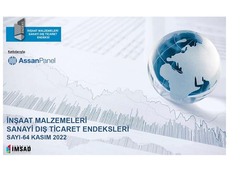 İnşaat malzemeleri ihracatı kasımda 2,57 milyar dolar oldu