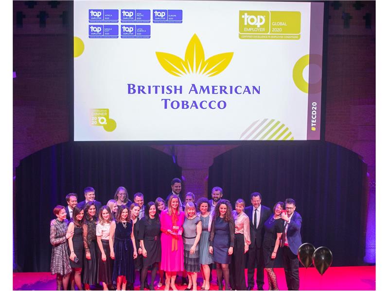 British American Tobacco üst üste 3. kez Avrupa’nın ve Türkiye’nin, ‘En İyi İşveren’leri ödülüne layık görüldü