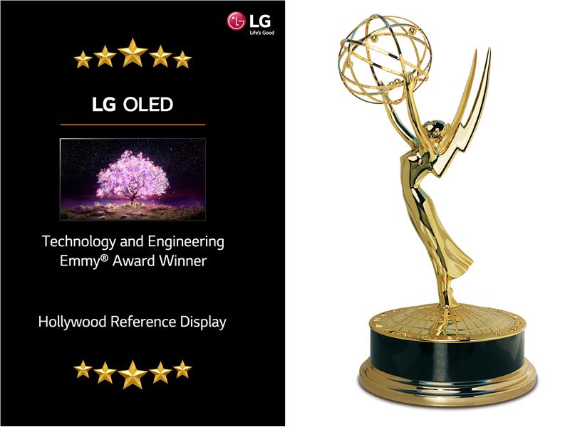 LG OLED TV, 72. TEKNOLOJİ VE MÜHENDİSLİK EMMY® ÖDÜLLERİ’NDE ONURLANDIRILDI