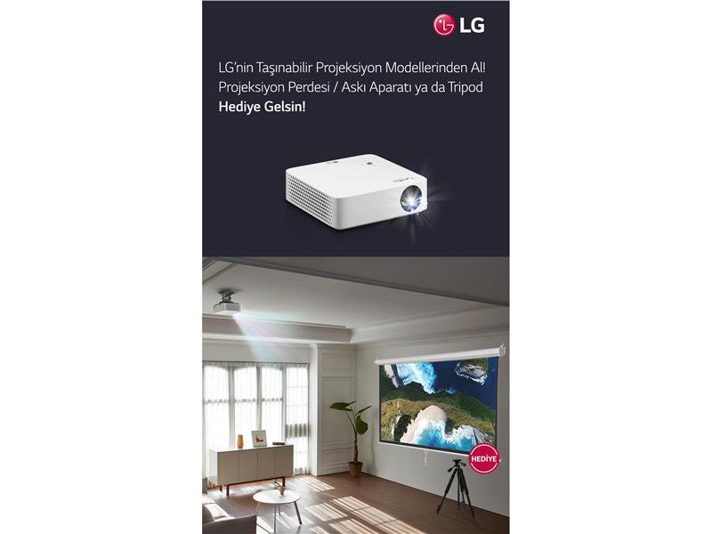 LG’nin Taşınabilir Projektörlerinden Al Hediyeni Kap!