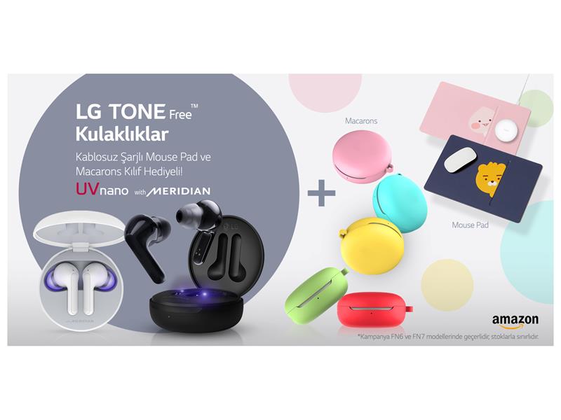 LG TONE Free Kulaklıklar Kendi Kendini Temizliyor