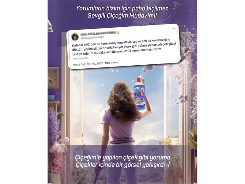 A101’in Müdavim Yorumları Yapay Zeka ile Görselleştirildi