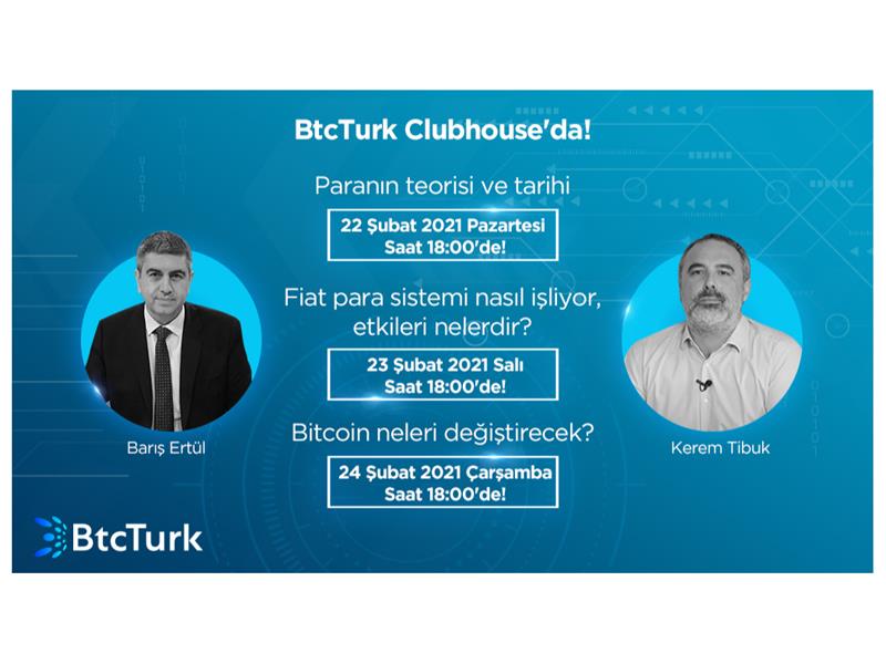 Bitcoin, BtcTurk ile Clubhouse’da Masaya Yatırılıyor