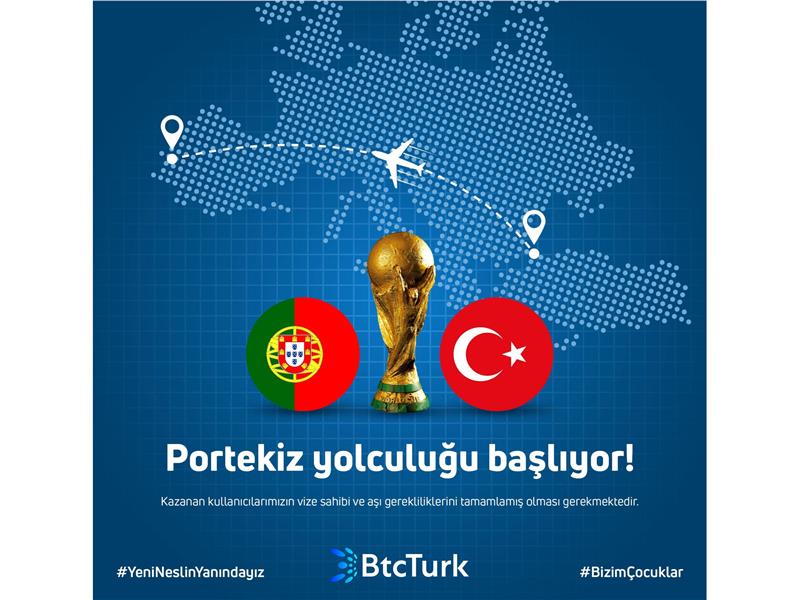 BtcTurk’ün Şanslı Kullanıcıları, Portekiz’de  Milli Heyecana Ortak Oluyor