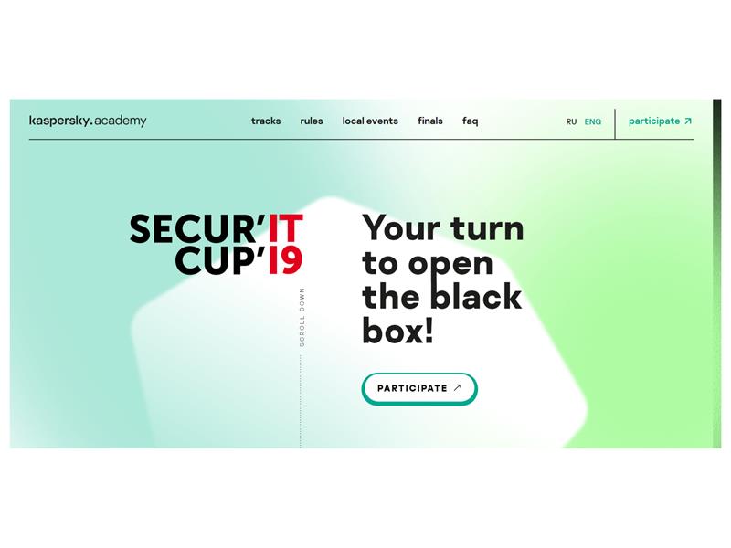 Kaspersky geleceğin siber güvenlik uzmanlarını Secur’IT Cup 2019’a çağırıyor