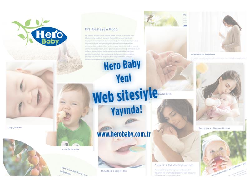  Hero Baby Yeni Websitesi ile Annelerin Yayında!