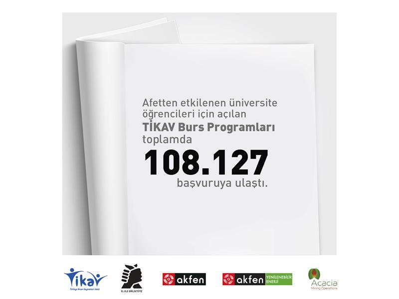 Depremden Etkilenen Öğrencilere Yönelik Akfen-TİKAV Burs Programı’na 108 bin 127 Başvuru Geldi