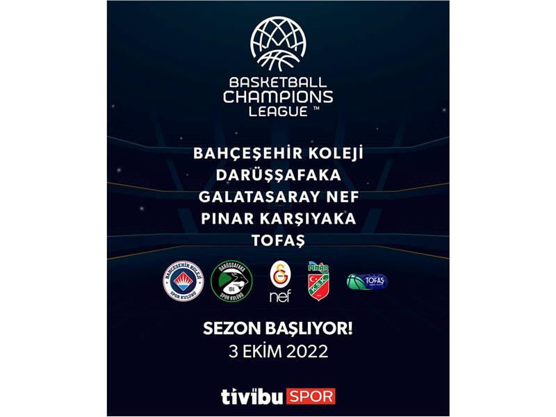 FİBA BASKETBOL ŞAMPİYONLAR LİGİ TİVİBU’DA