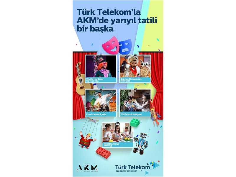 Türk Telekom’la  AKM’de Yarıyıl Bir Başka