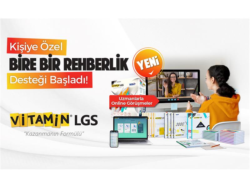 Vitamin LGS'den sınava hazırlık sürecinde bire bir rehberlik hizmeti