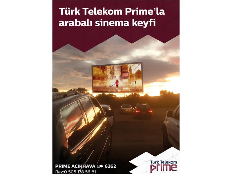 Türk Telekom Prime ile ‘Arabalı Sinema Geceleri’ 