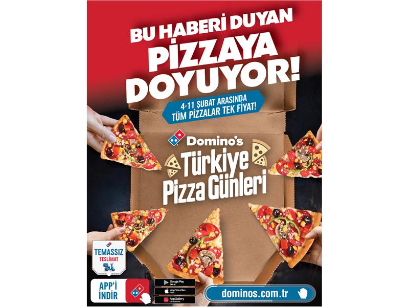 “Türkiye Pizza Günleri” başlıyor,  Türkiye pizzaya doyuyor!