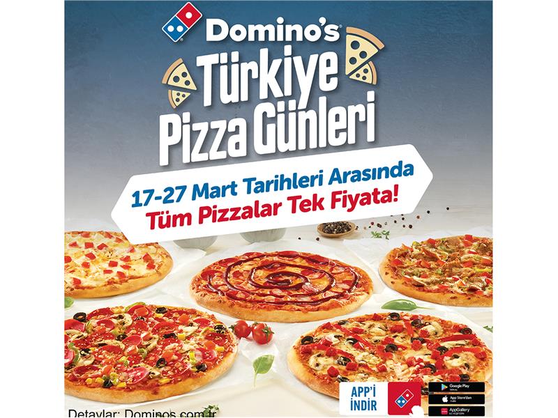 Pizzaya doymanın tam zamanı Domino’s Türkiye Pizza Günleri başladı! 