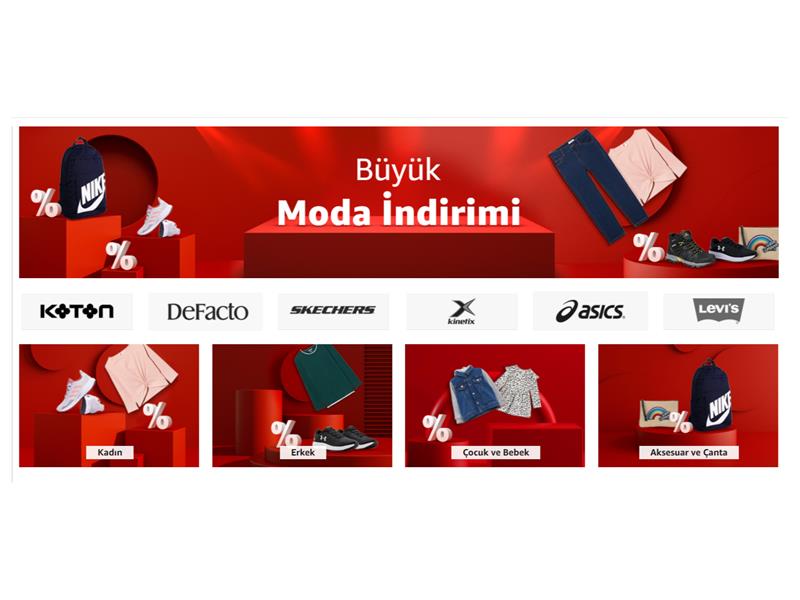 Amazon.com.tr’de Büyük Moda İndirimi başladı