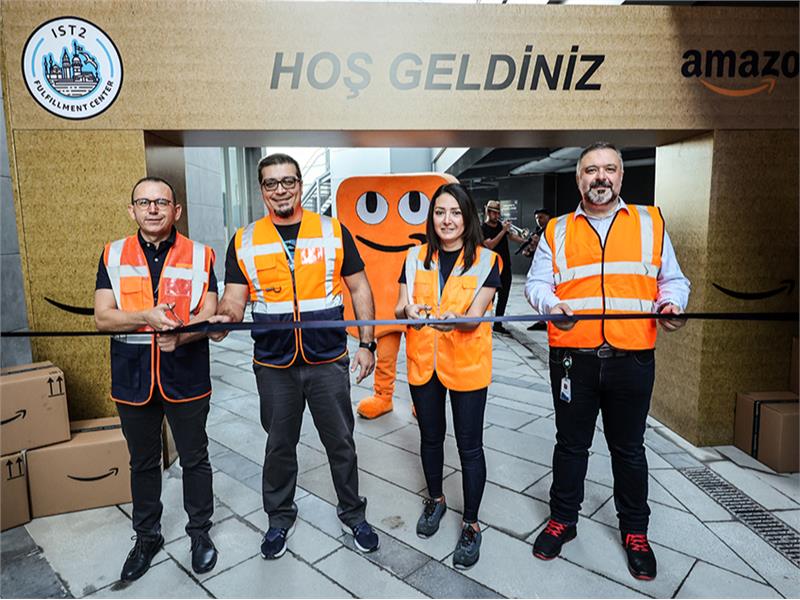 Amazon’un Türkiye’deki ilk lojistik üssü açıldı