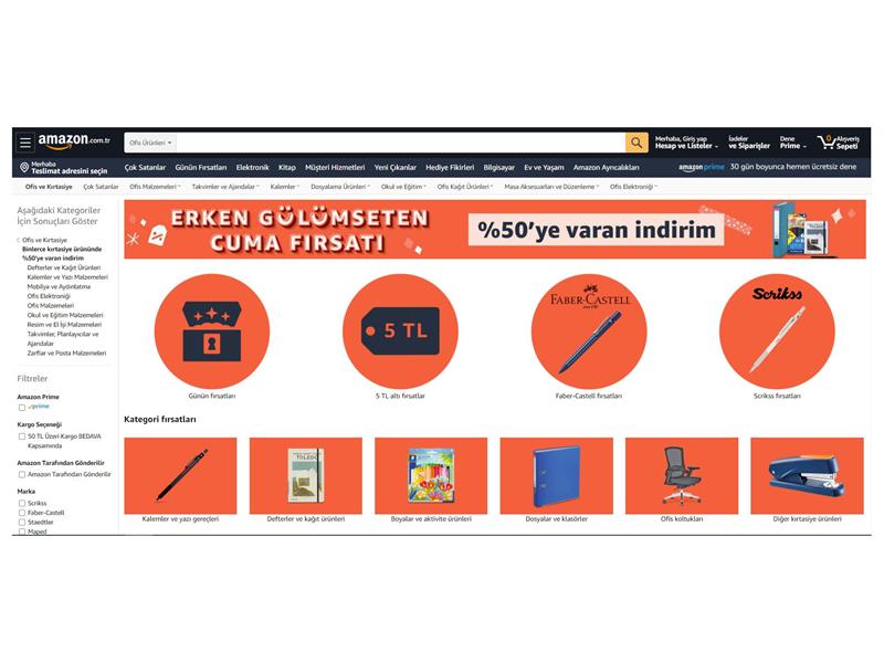 Amazon.com.tr’den Erken Gülümseten Cuma İndirimleri