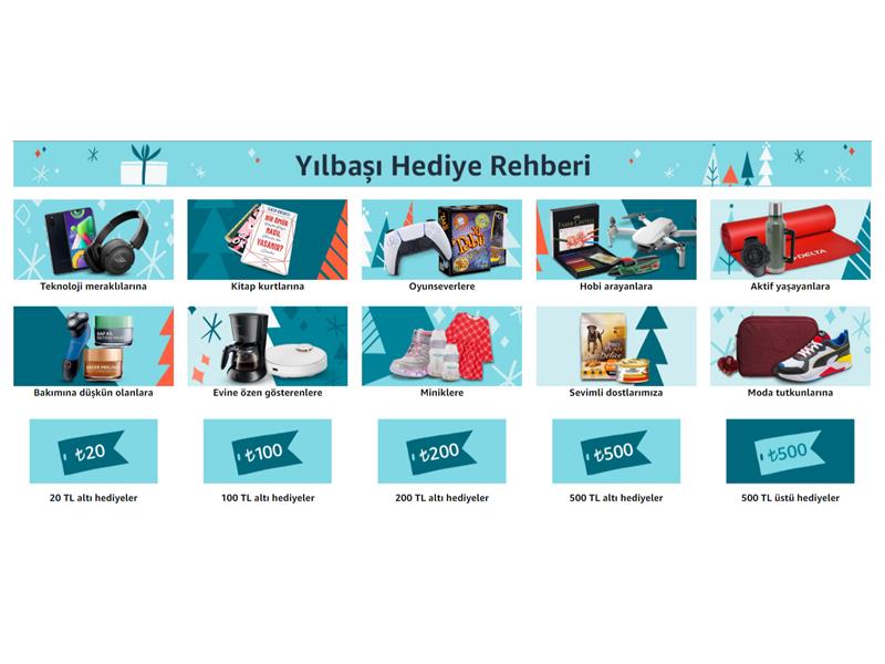 Amazon.com.tr’den Yılbaşı Hediye Rehberi