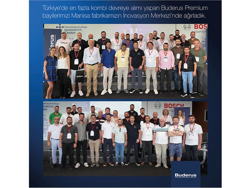 Buderus, 50 Star Club Premium üyesini Manisa fabrikasında ağırladı