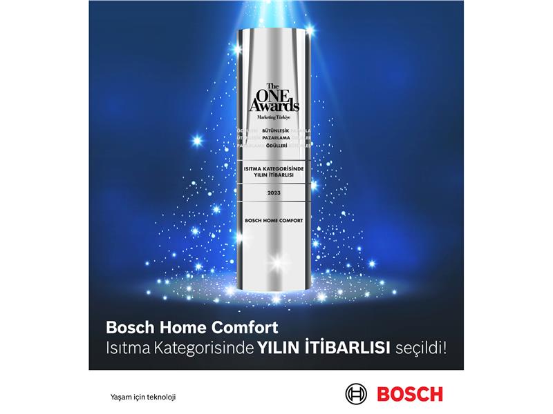 Bosch Home Comfort’a, The ONE Awards'ta ‘Yılın İtibarlısı’ Ödülü