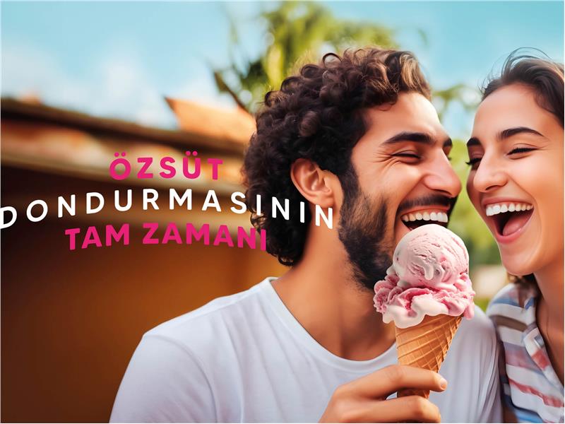 Özsüt dondurmasının tam zamanı! 
