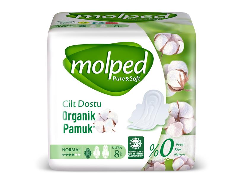 DOĞALLIĞI BİR ADIM İLERİYE TAŞIYAN PED: MOLPED PURE & SOFT ORGANİK PAMUK