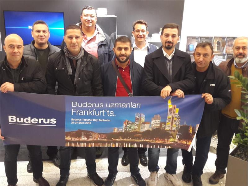 Buderus toptancı bayileri ile Frankfurt’da buluştu!
