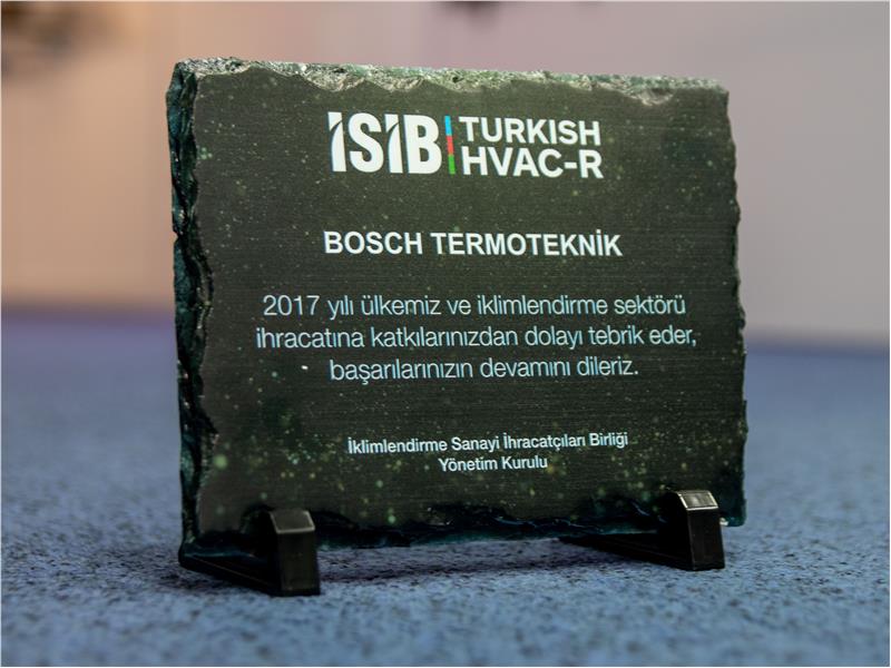 Manisa’dan 41 ülkeye ihracat yapan  Bosch Termoteknik’e ödül