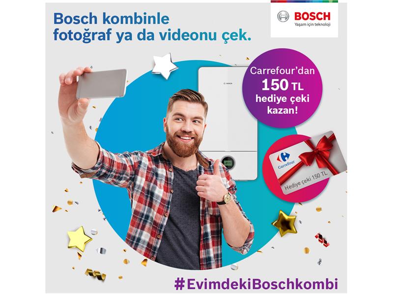 Bosch Termoteknoloji’den Bosch kombi sahiplerine kazandıran kampanya devam ediyor!