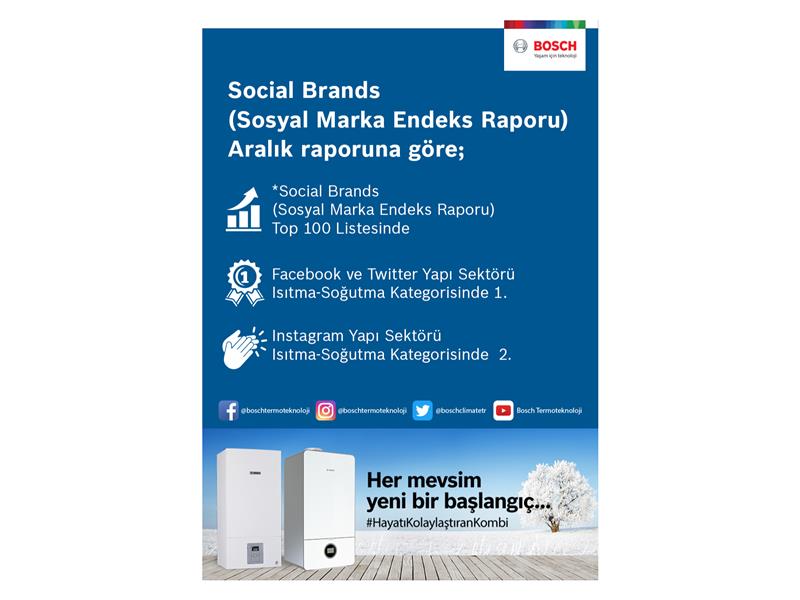 Bosch Termoteknoloji, sosyal medya platformları aracılığıyla müşteri iletişiminde fark yaratıyor!