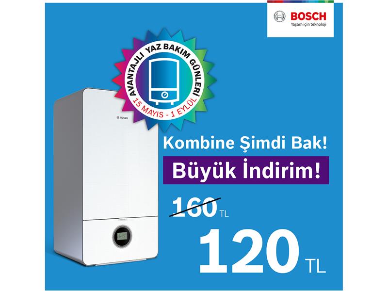 Bosch Termoteknoloji’den kaçırılmayacak periyodik kombi bakım kampanyası!