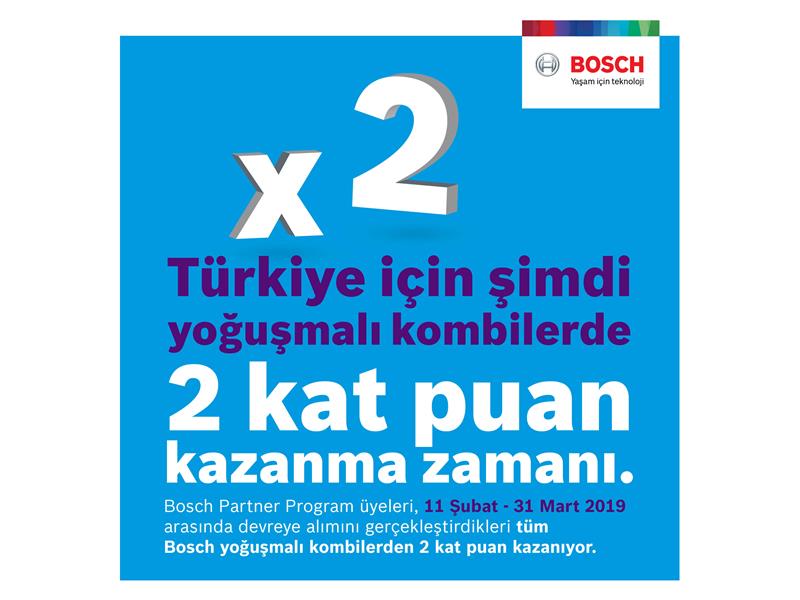 Bosch Partner Program’dan 2 Kat Puan Kampanyası!
