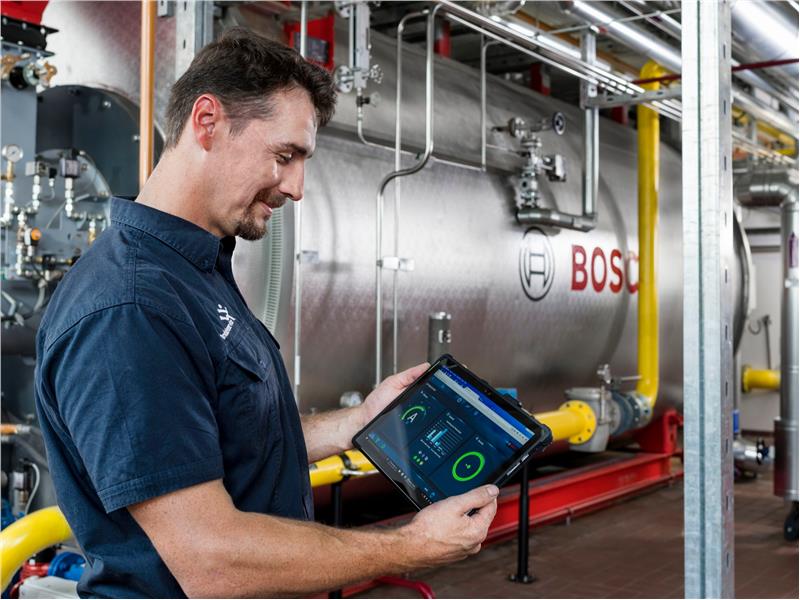 ISH Energy Fuarı'nda Bosch, ticari ve endüstriyel sektörlerde dijitalleşmeyi ve ağ oluşturmayı desteklemeye devam ediyor