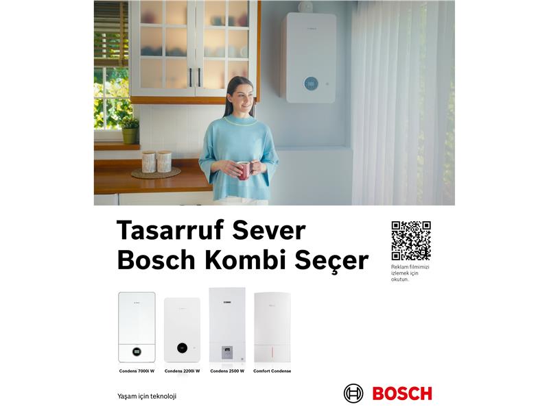 Tasarruf severlerin tercihi, Bosch’un yoğuşmalı kombi ailesi