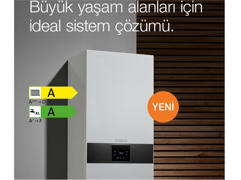 Buderus uzmanlığının yeni ürünü Logamax plus GB172i.2 kombi pazara sunuldu