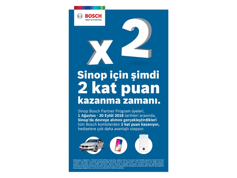 Bosch Partner Program’dan Sinop’a Özel Kampanya