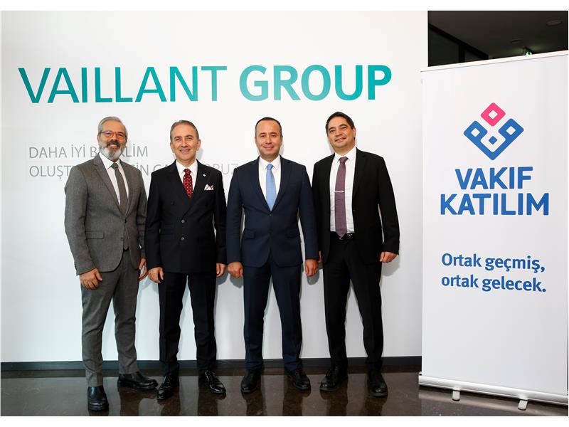 Vaillant Group Türkiye, iş ortaklarına ödeme kolaylığı sağlamak üzere Vakıf Katılım ile iş birliği yaptı