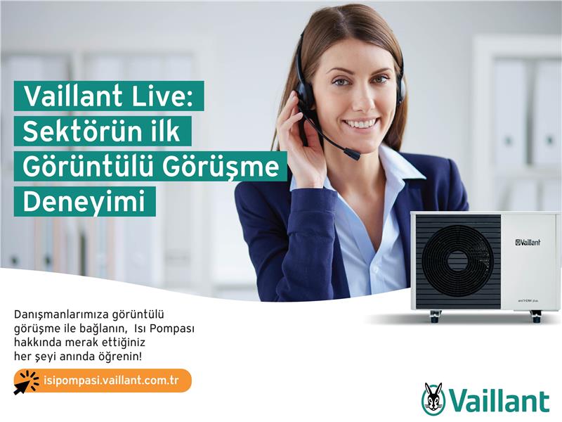 "Vaillant Live ile ısı pompasında yine bir ilk"