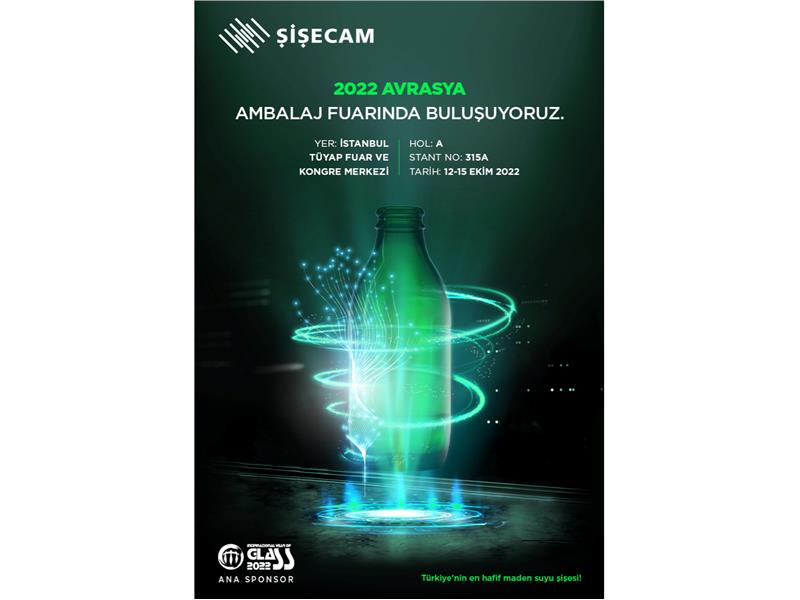 ŞİŞECAM GENİŞ ÜRÜN PORTFÖYÜ İLE  AVRASYA AMBALAJ FUARI’NDA YERİNİ ALACAK