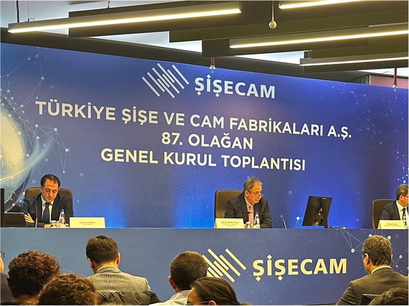 ŞİŞECAM 87’NCİ OLAĞAN GENEL KURULU’NDA HİSSEDARLARIYLA BULUŞTU