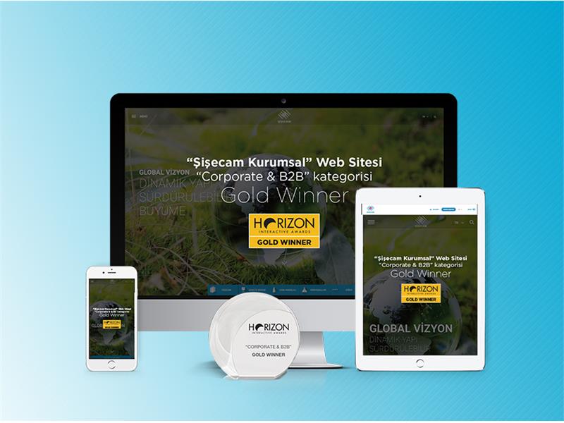 ŞIŞECAM’IN KURUMSAL WEB SITESINE  HORIZON AWARDS’DAN “GOLD WINNER" ÖDÜLÜ 