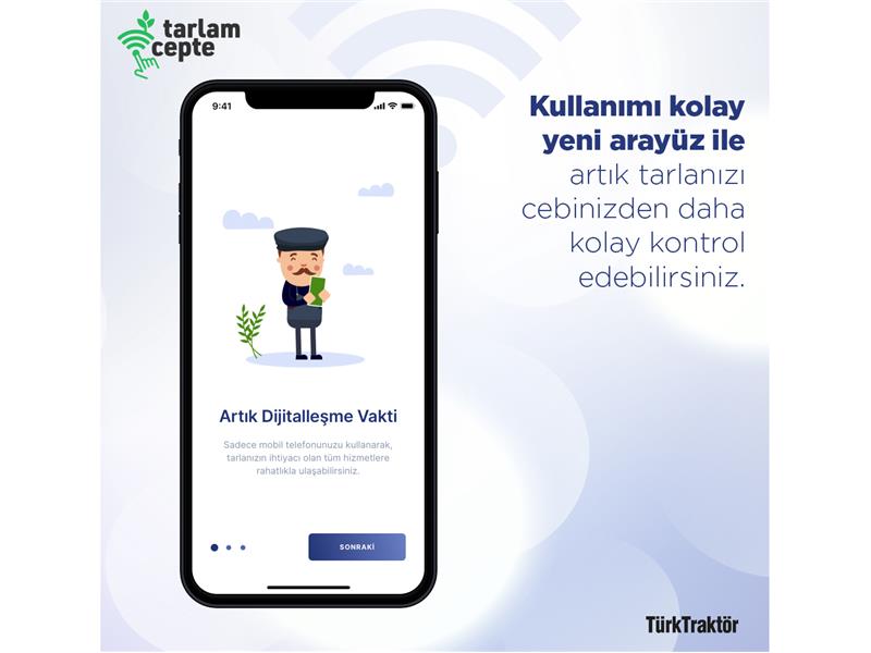 “Tarlam Cepte” Yeni Sürümüyle   Çiftçilerin Bir Mobil Uygulamadan Beklediği Her Şeyi Sunuyor