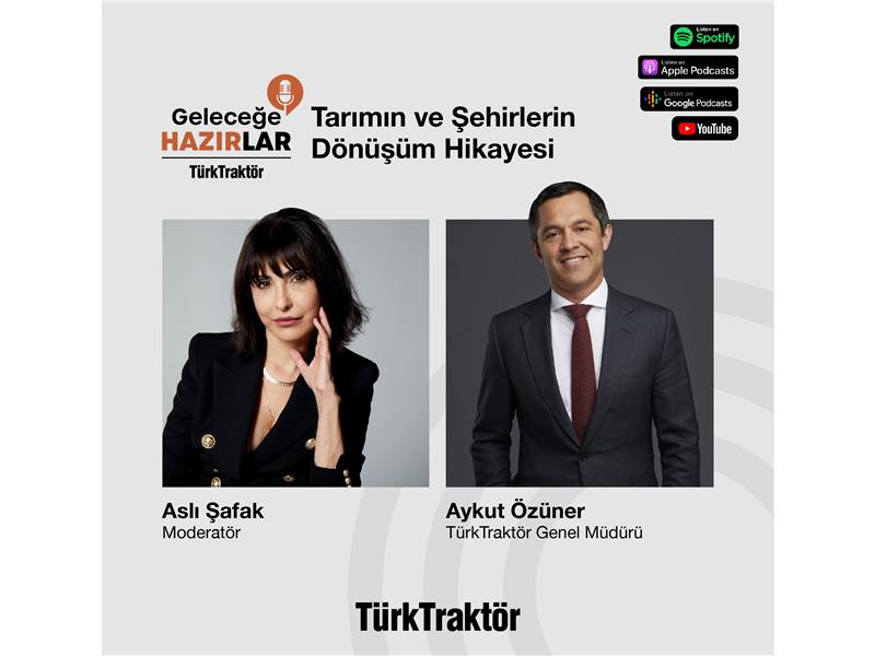 TürkTraktör’ün Podcast Serisi “Geleceğe Hazırlar” İlk Bölümüyle Yayın Hayatına Başladı