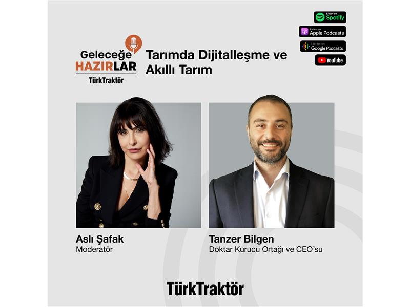 TürkTraktör’ün Podcast Serisi “Geleceğe Hazırlar”ın Yeni Bölümü Yayında